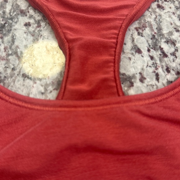 Calvin Klein Racerback Sports Bra - Rust Red - Picture 3 of 7